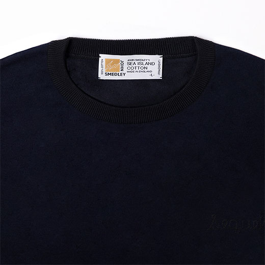 FRAGMENT DESIGN x SEQUEL x JOHN SMEDLEY クルーネックニット 詳細画像 NO3(NAVY / BLACK) 3
